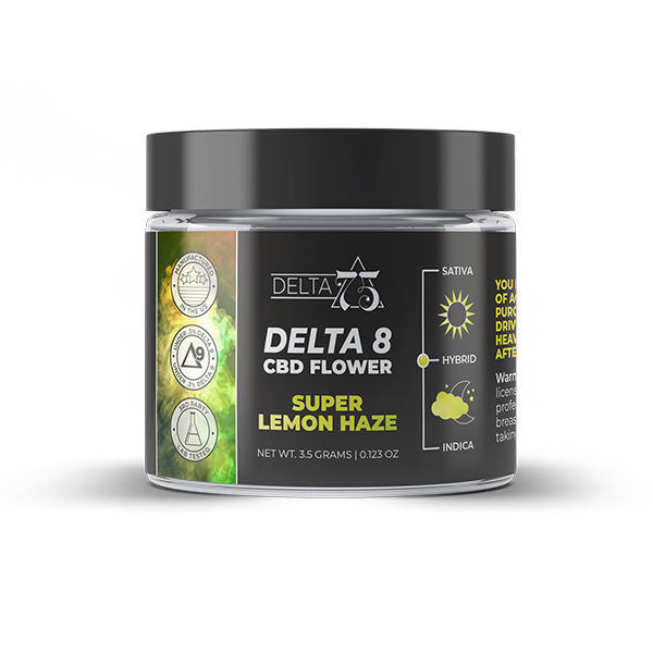 Delta 75 Super Lemon Haze Delta 8 CBD Hemp Flower