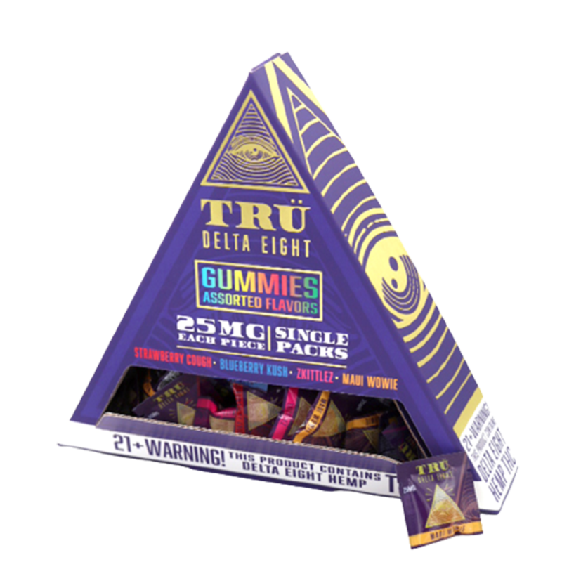 TRU Delta 8 Triangle Gummies 50ct