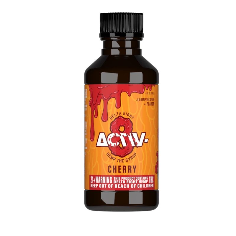 Activ-8 Delta 8 Hemp THC Syrup With Cup