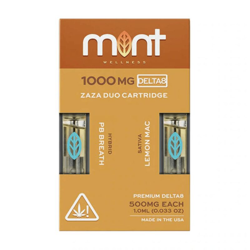 Mint Wellness Zaza DUO Delta-8 Cartridges