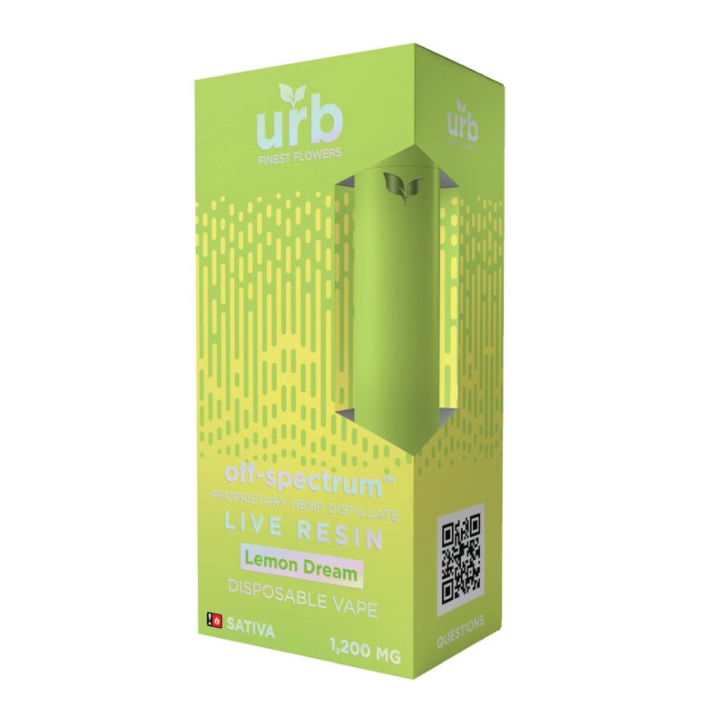 URB OFF Spectrum Live Resin Disposable Vape Device