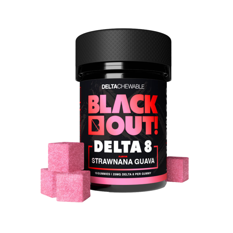 Black Out Chews 375 MG Delta 8 Gummies