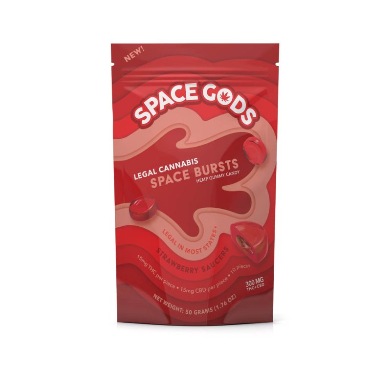 Space Gods THC CBD 300MG Gummy Candy