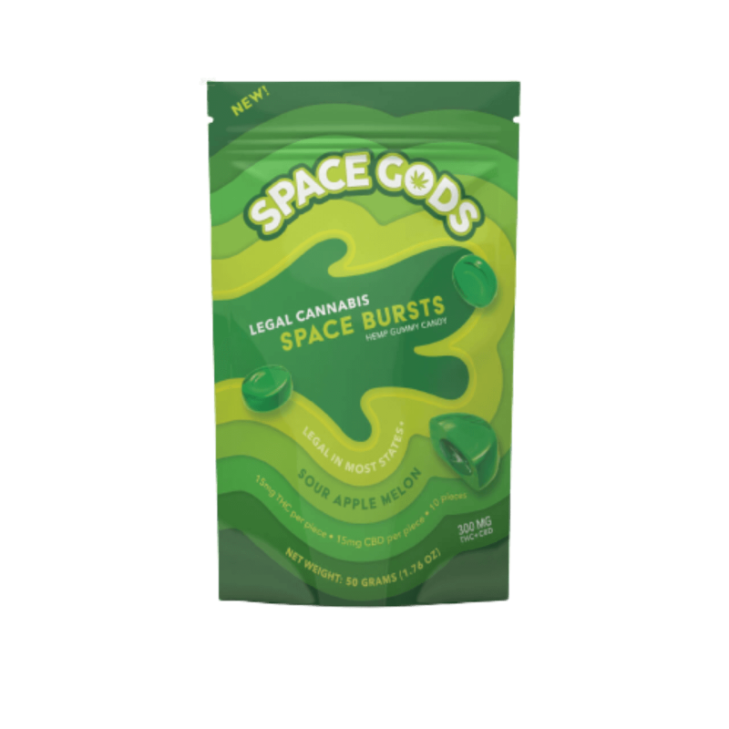 Space Gods THC CBD 300MG Gummy Candy