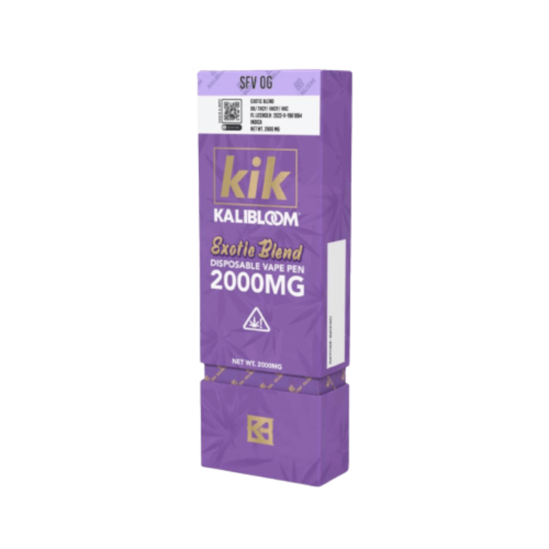 Kalibloom KIK Exotic Blend Delta 8 THC-P HHC HHC-P 2G Disposable Device