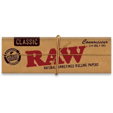 RAW CLASSIC CONNOISSEUR 1.25IN ROLLING PAPERS
