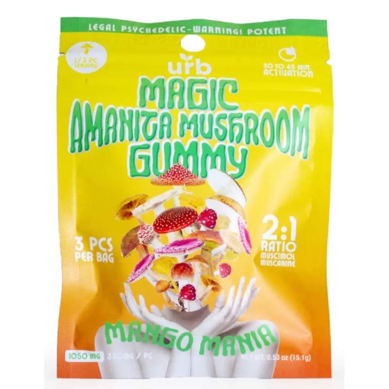 URB Amanita Magic Mushroom Gummies (Pack of 3)
