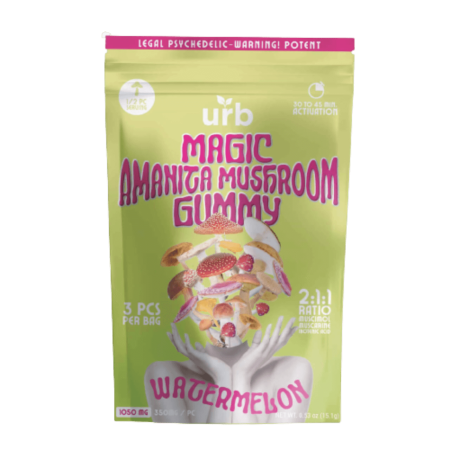 URB Amanita Magic Mushroom Gummies (Pack of 3)