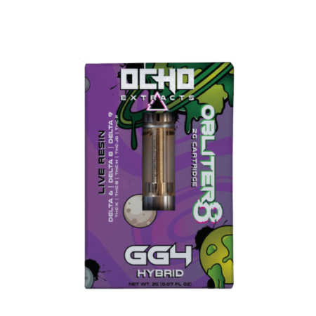 Ocho Extracts Obliter8 Delta-6 Delta-8 Delta-9 THC-B THC-H THC-JD THC-P THC-X 2G Cartridge