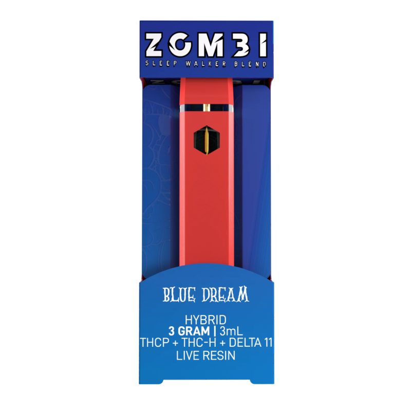 Zombi Extrax Blackout Blend Delta 11 THC-P THC-H Oleo Resin 3G Disposable