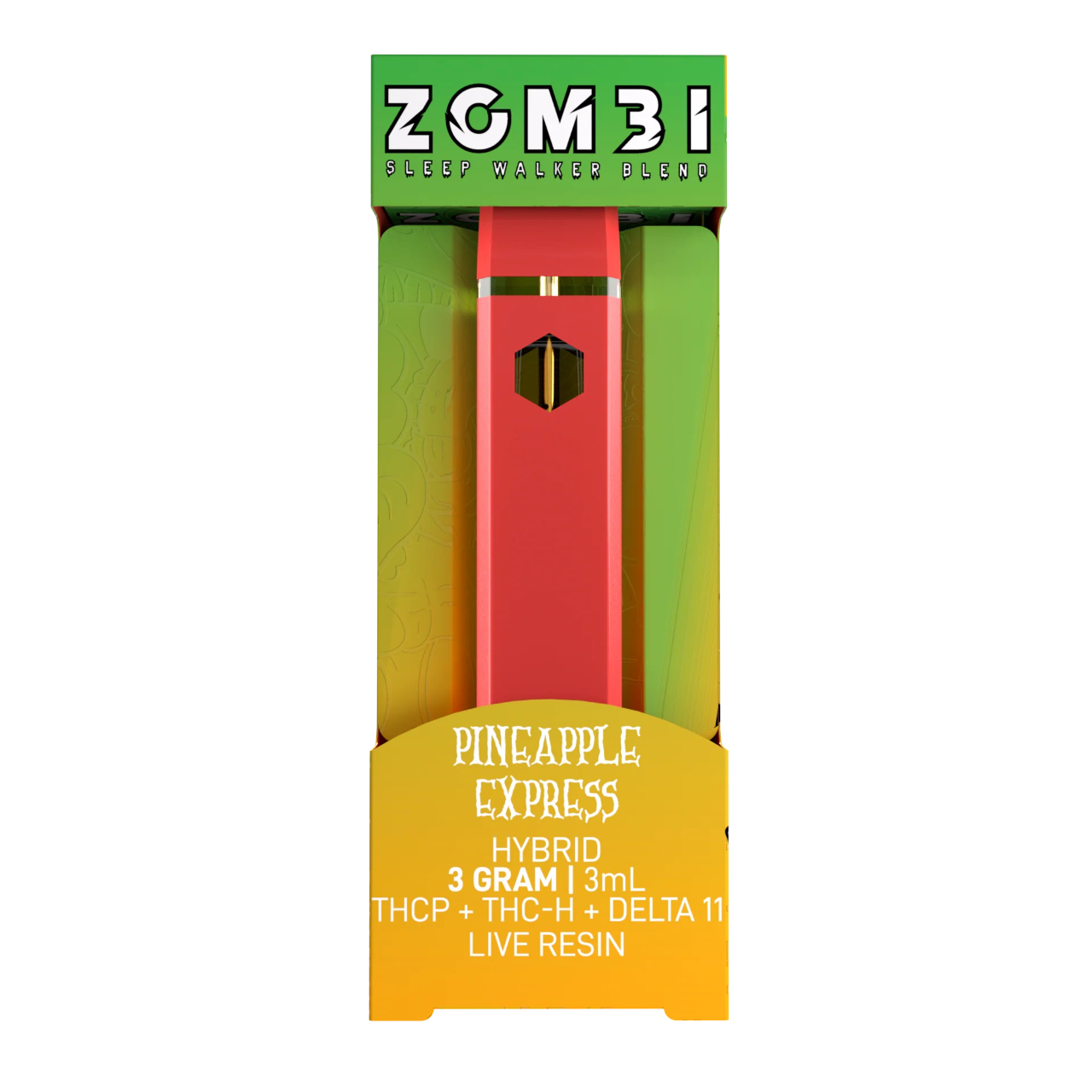 Zombi Extrax Blackout Blend Delta 11 THC-P THC-H Oleo Resin 3G Disposable