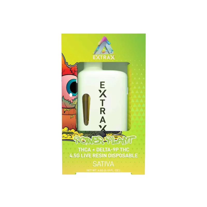 Delta Extrax Adios THC-A Delta-9 THC-P Live Resin Preheat 4.5G Disposable