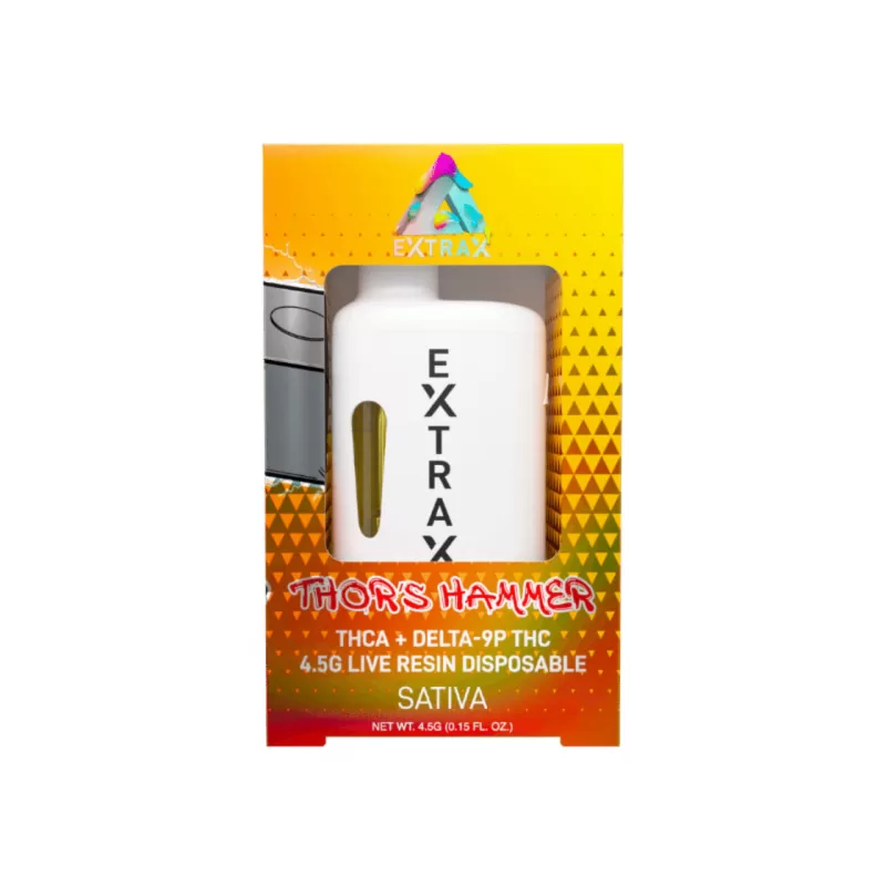 Delta Extrax Adios THCA/D9 THC Live Resin Preheat 4.5G Disposable