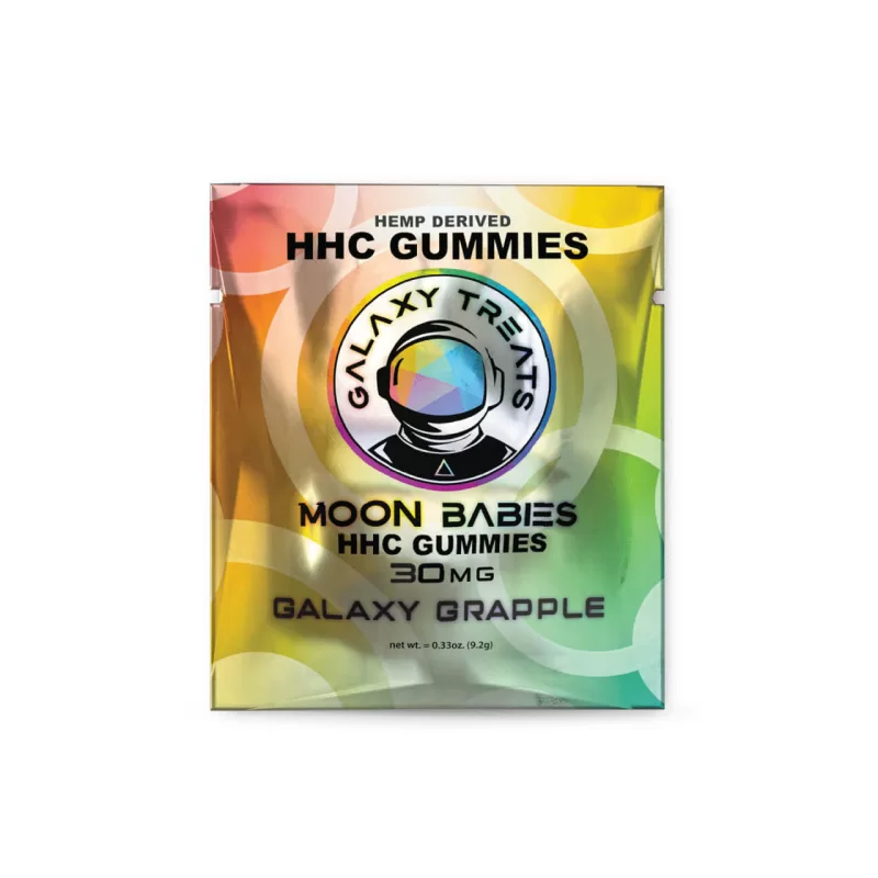 Galaxy Treats Moon Babies HHC Gummies 50- 2 Packs ( 15 mg Per Gummy ) 30mg