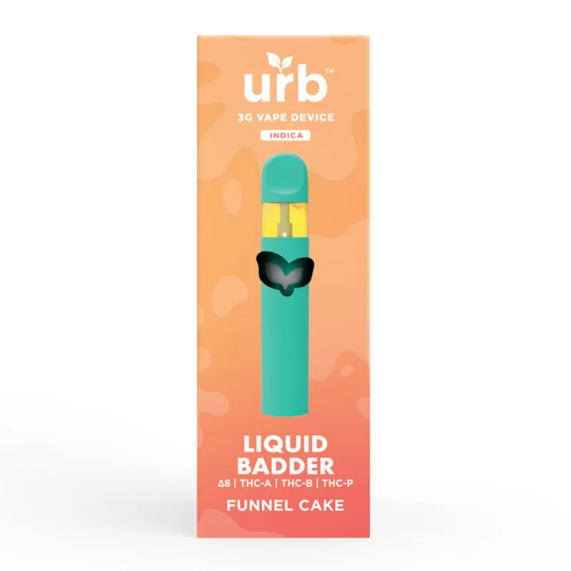 URB Liquid Badder Delta 8 THC-A THC-B THC-P 3G Disposable