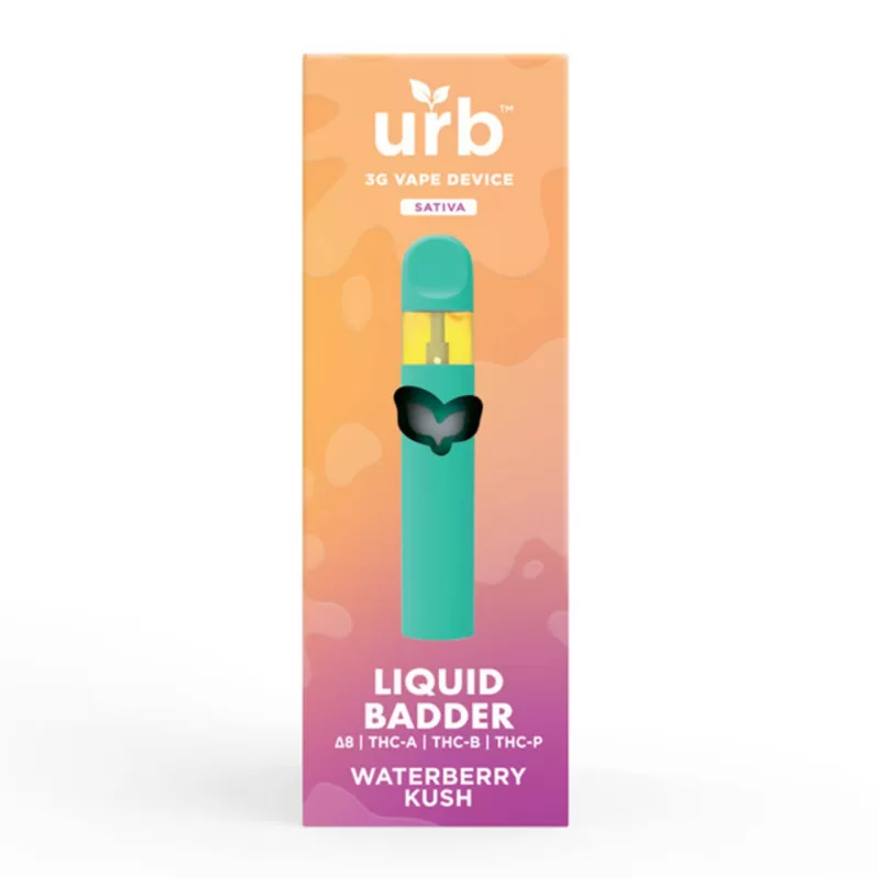 URB Liquid Badder Delta 8 THC-A THC-B THC-P 3G Disposable