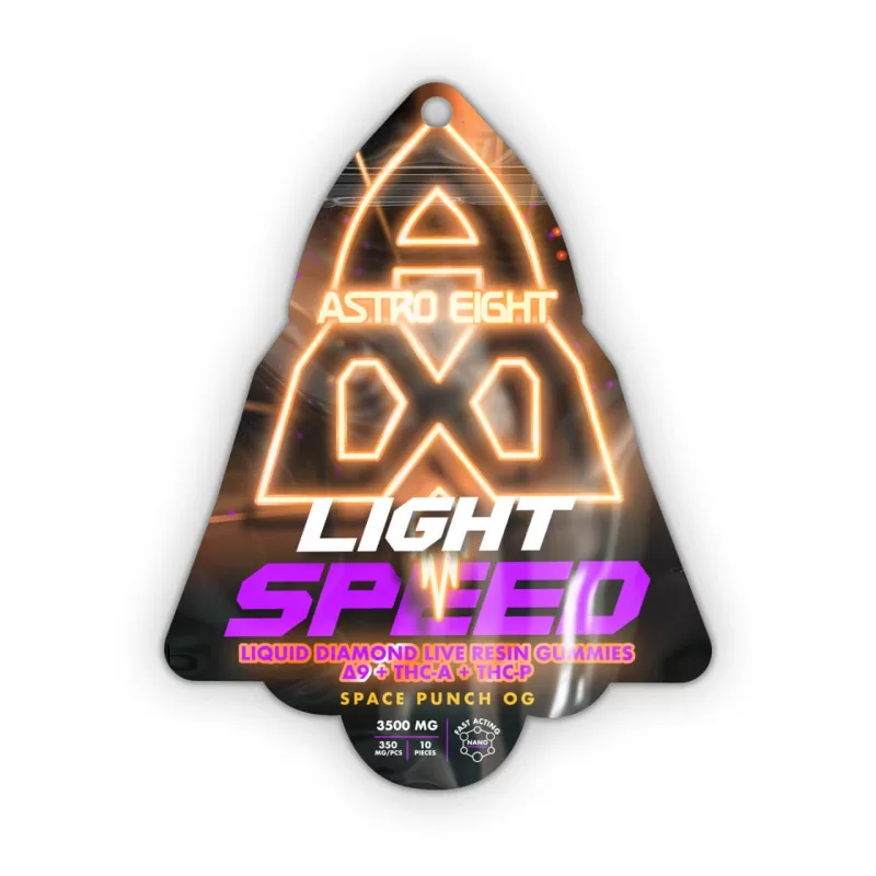 Astro Eight Lightspeed Nano Live Resin Gummies - 3500mg