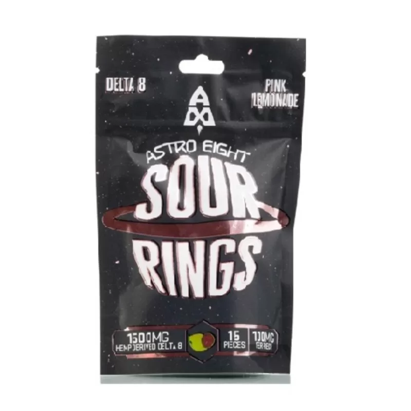 Astro Eight Sour Rings Delta 8 Gummies - 1500mg