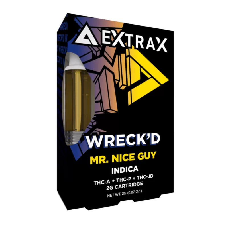 Delta Extrax Wreck'd THC-A THC-P THC-JD Delta 8 Live Resin Cartridge - 2G
