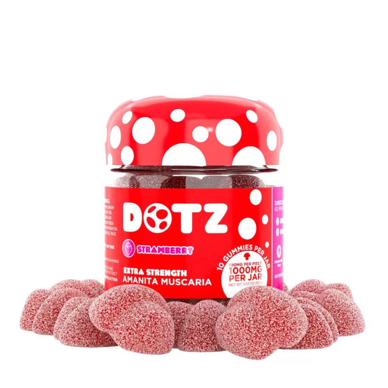 DOTZ Extra Strength Amanita Muscaria 1000MG Gummies