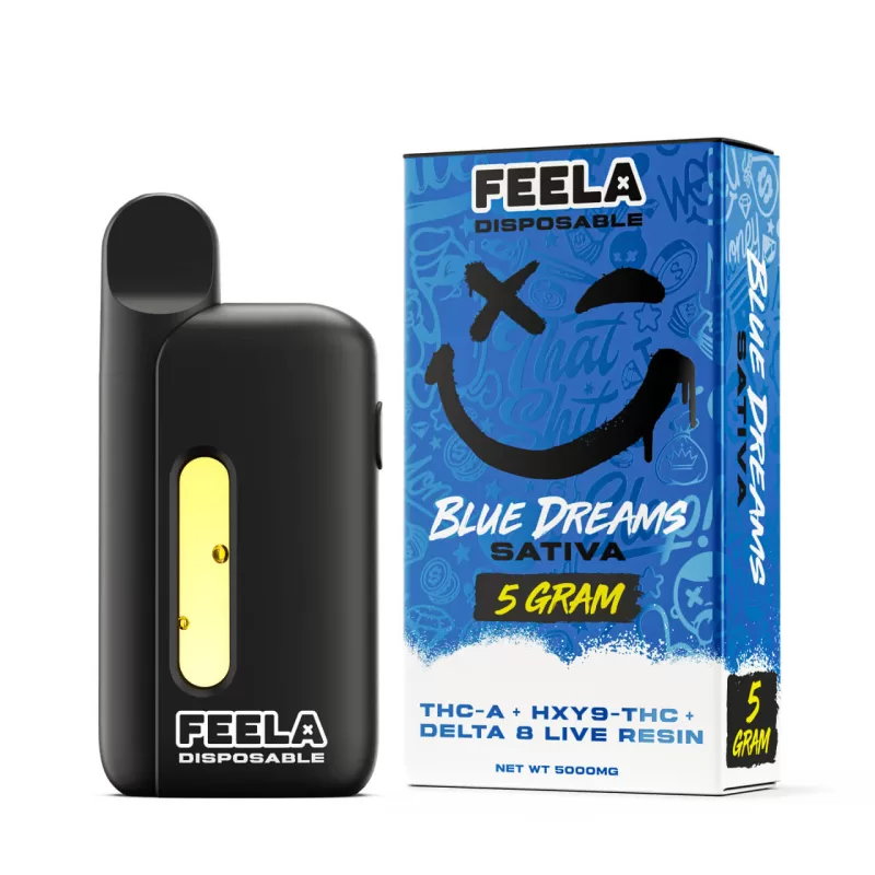 Feela THC-A HXY 9 Delta 8 Live Resin 5G Disposable