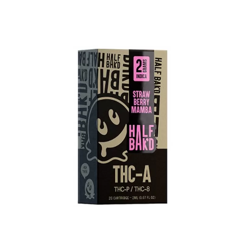 Half Bak'd THC-A THC-P THC-8 Blend 2G Cartridge