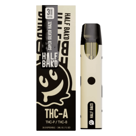 Half Bak'd THC-A THC-P THC-8 Blend 3G Disposable