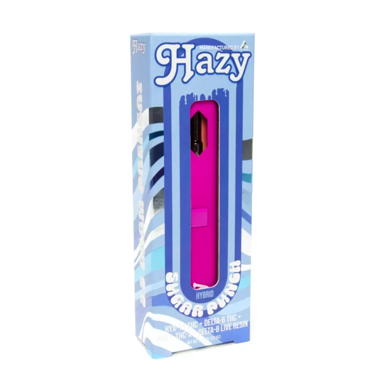 Hazy Extrax Live Resin HYX 11 Delta-6 PHC THC-X Delta 8 Pre Heat 3.5G Disposable