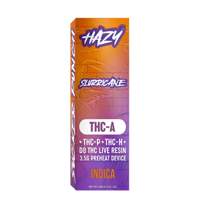 Hazy Extrax Sucker Punch Collection THC-A THC-P THC-H Delta 8 Live Resin 3.5G Disposable