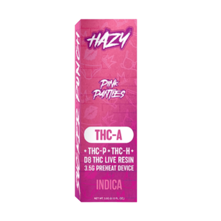 Hazy Extrax Live Resin HYX 11 Delta-6 PHC THC-X Delta 8 Pre Heat 3.5G Disposable