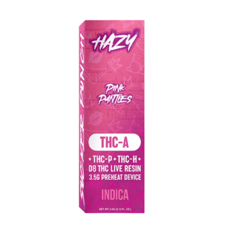 Hazy Extrax Sucker Punch Collection THC-A THC-P THC-H Delta 8 Live Resin 3.5G Disposable