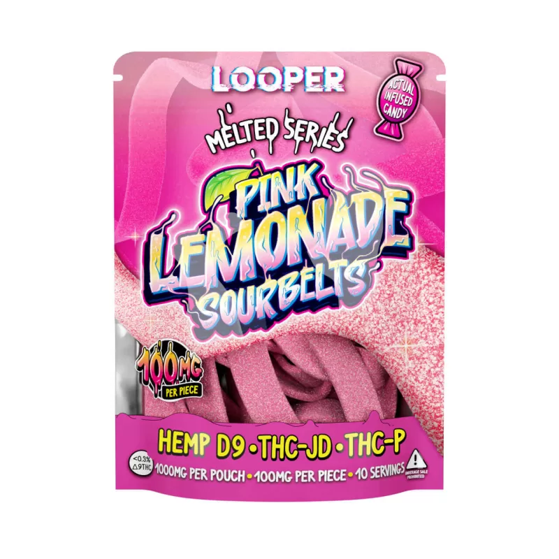 Looper Melted Series Delta 9 THC-JD THC-P 1000MG Sour Belts