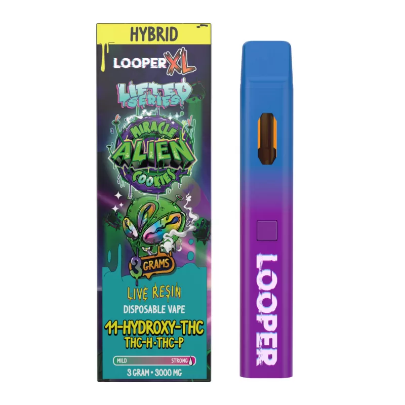 Looper XL Lifted Series Live Resin THC-A THC-P Disposable - 3G