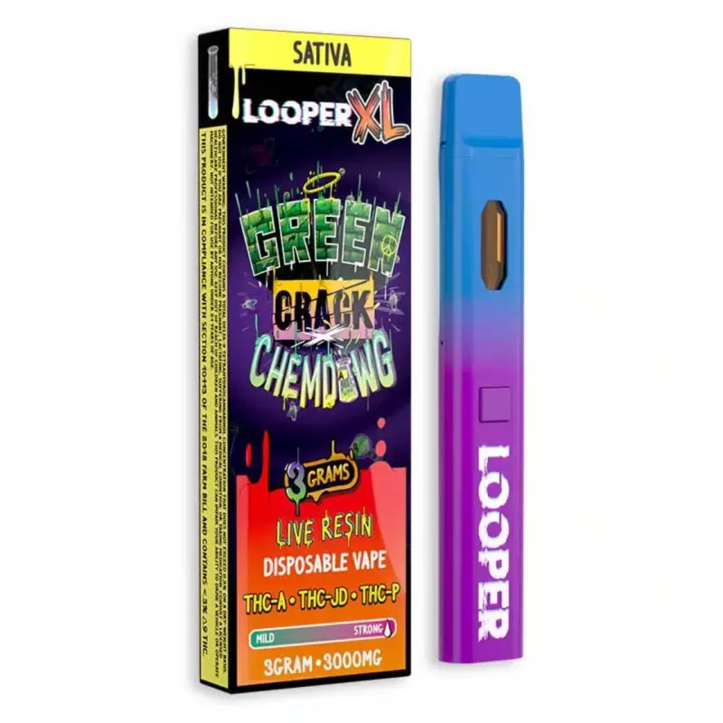 Looper XL Live Resin Hydroxy THC 11 THC-A THC-P 3G Disposable