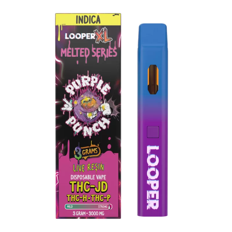 Looper XL Melted Series Live Resin Delta 8 THC-P HHC 3G Disposable
