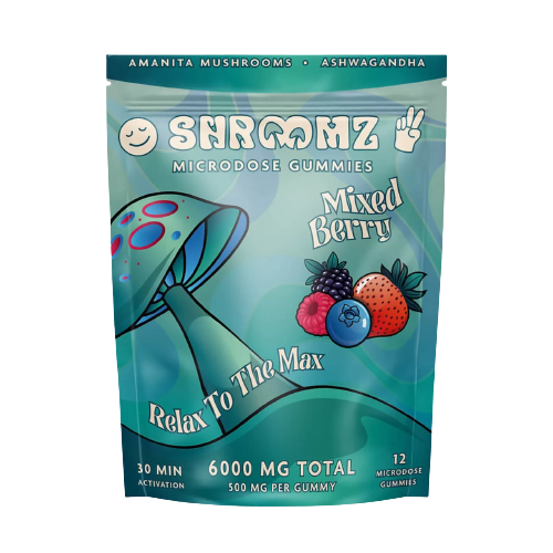 Shroomz Amanita Mushroom Micro-Dose 6000MG Gummies