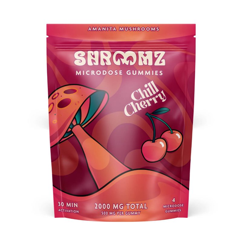 Shroomz Muscimol Infused Amanita Mushroom 2000MG Gummies- 4ct