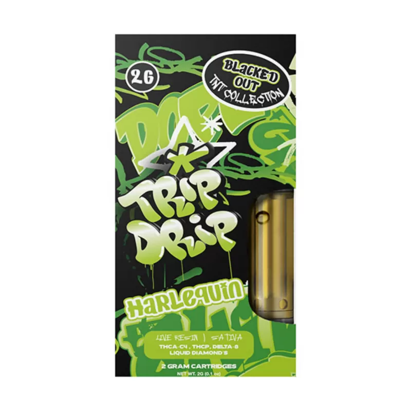 Trip Drip Blacked Out TNT Collection Live Resin DELTA-8 THC-A THC-P Cartridge - 2G