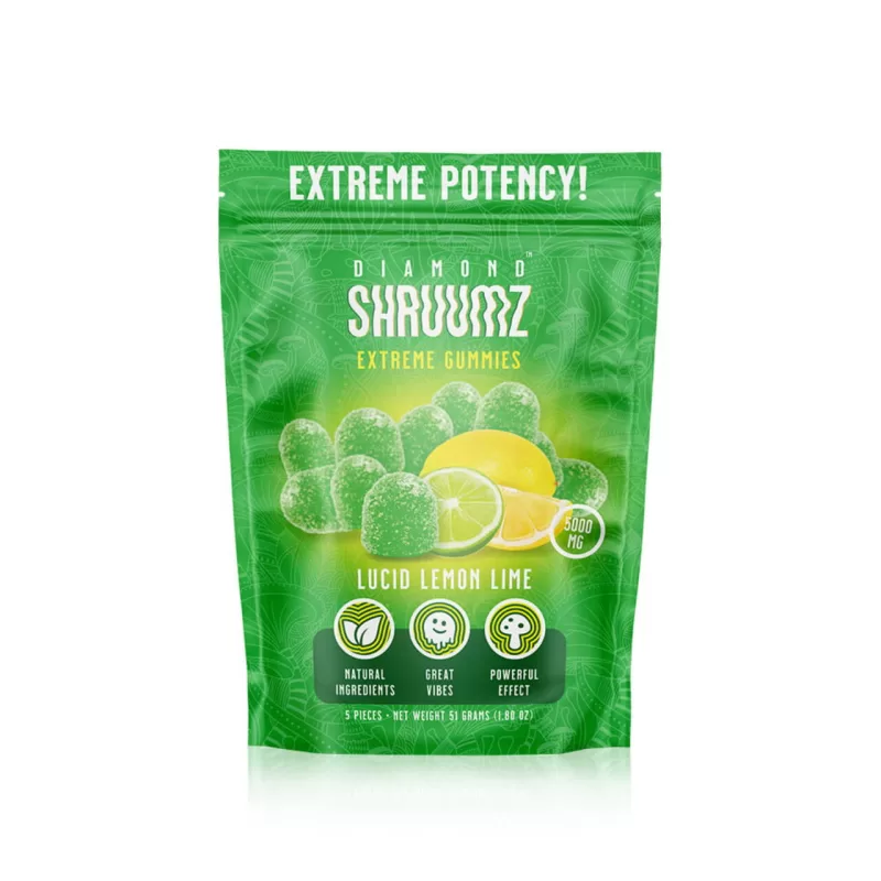 Diamond Shruumz Extreme Potency Infused Gummies - 5000MG