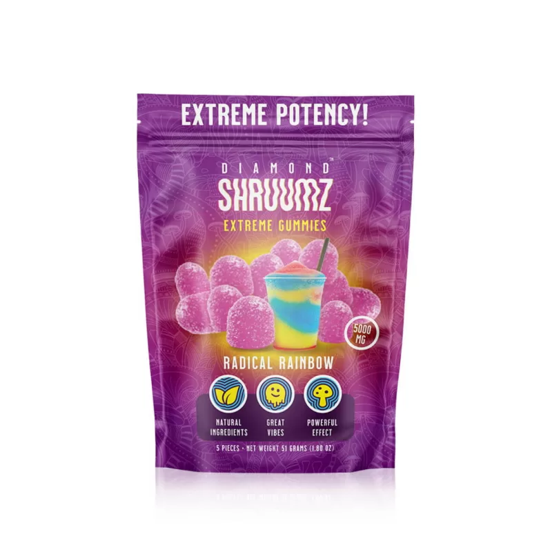 Diamond Shruumz Extreme Potency Infused Gummies - 5000MG