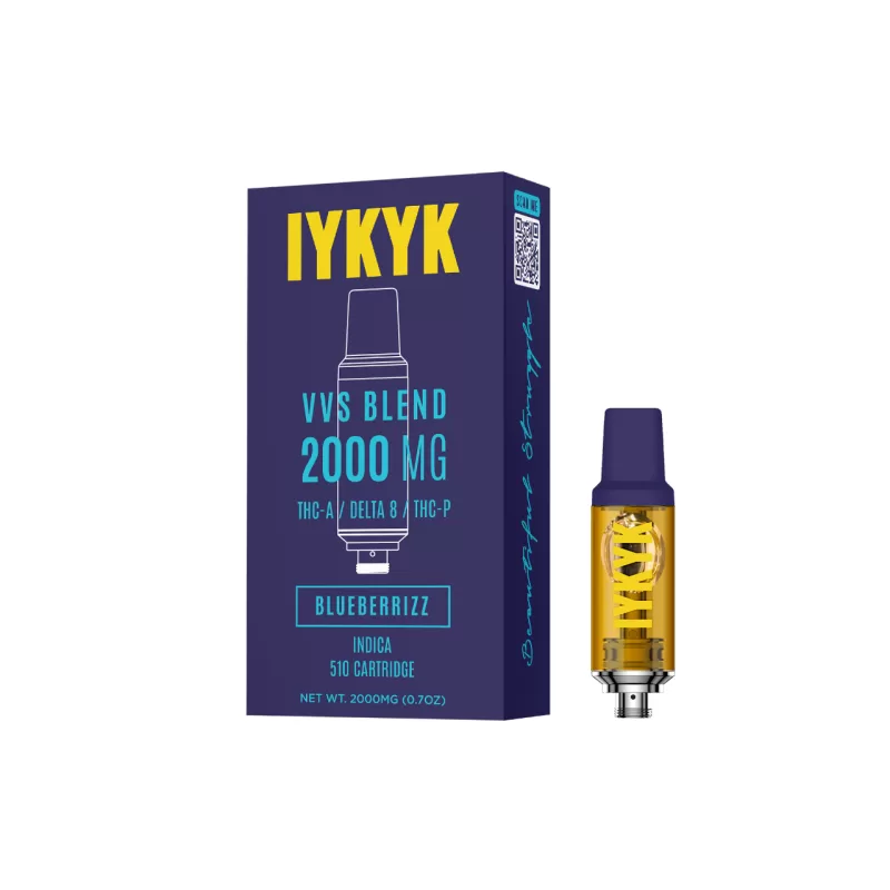 IYKYK VVS Blend THC-A D8 THC-P Cartridge - 2G