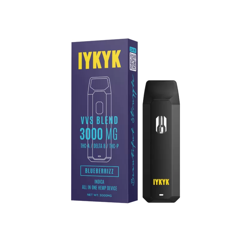 IYKYK VVS Blend THC-A D8 THC-P Disposable - 3G