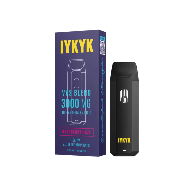 IYKYK VVS Blend THC-A/D8/THC-P Disposable - 3G