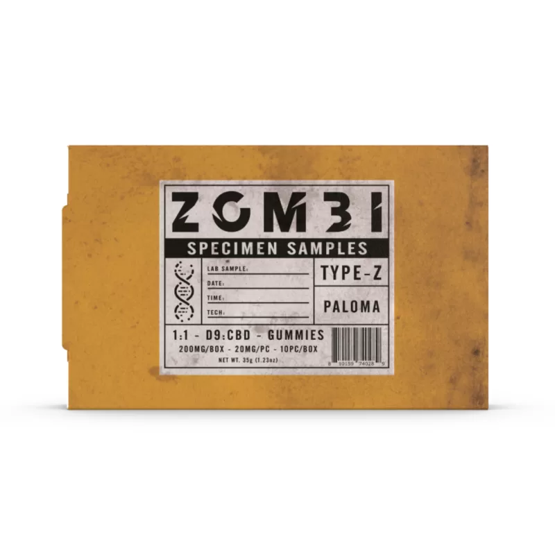 Zombi Specimen Sample Type Z 1:1 Delta-9 CBD Gummies - 200MG