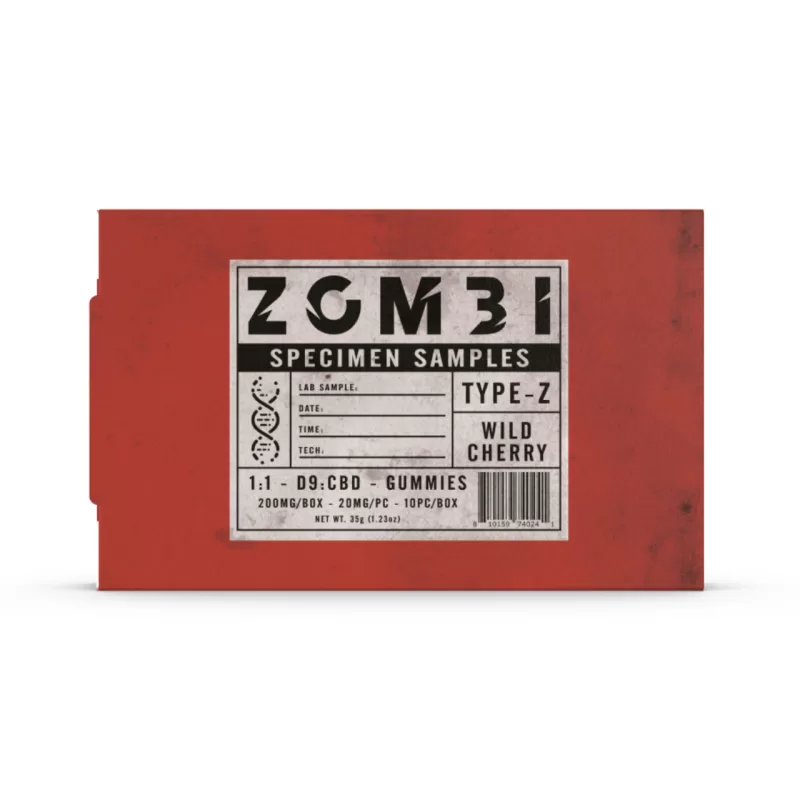 Zombi Specimen Sample Type Z 1:1 Delta-9 CBD Gummies - 200MG
