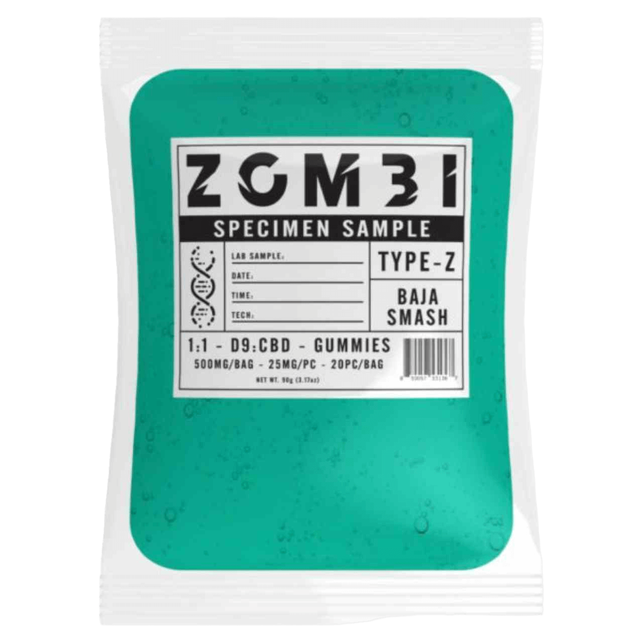 Zombi Specimen Sample Type Z Delta-9 CBD Gummies - 500MG-20ct
