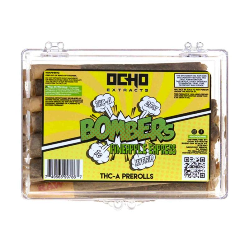 Ocho Extracts Bombers THC-A Pre Roll 1G-20PK