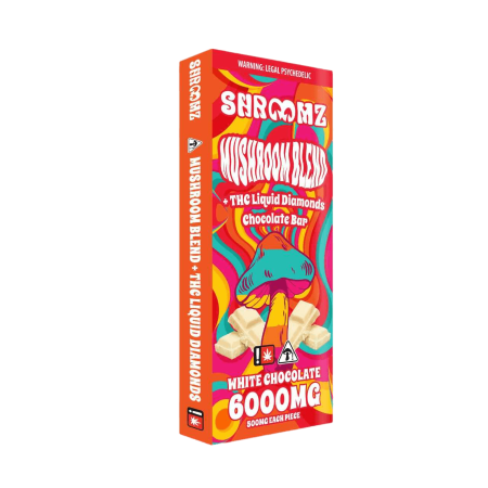 Shroomz Mushroom Blend THC Liquid Diamond Chocolate Bar