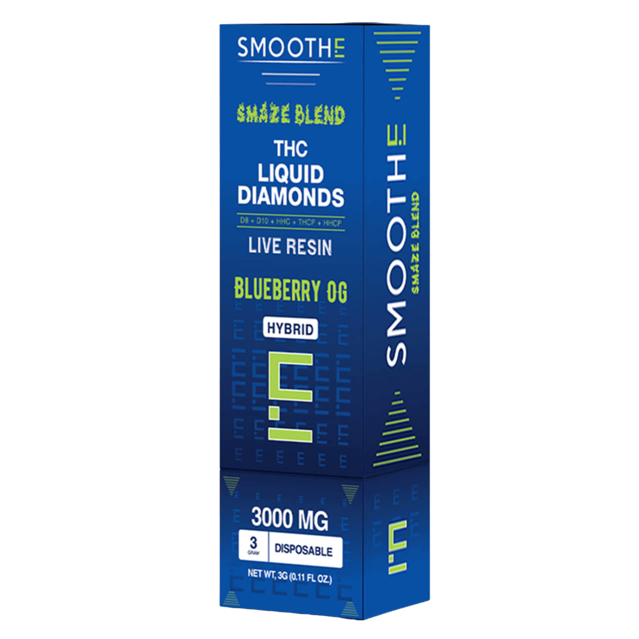 Smoothe Smaze Stick THC-A Delta-8 Delta-10 HHC THC-P HHC-P Live Resin Disposable - 3G