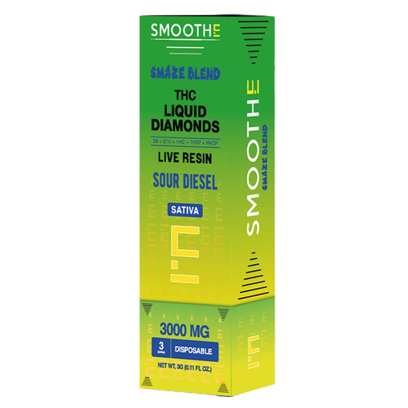 Smoothe Smaze Stick THC-A Delta-8 Delta-10 HHC THC-P HHC-P Live Resin Disposable - 3G